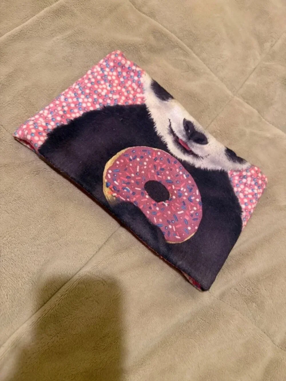[BOGO] Justice Pink Panda Donut Sherpa Neck Warmer